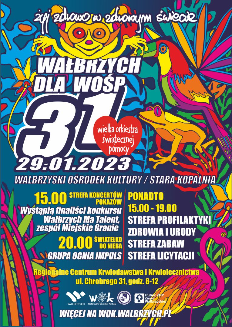 Stara Kopalnia w Wałbrzychu gra z WOŚP